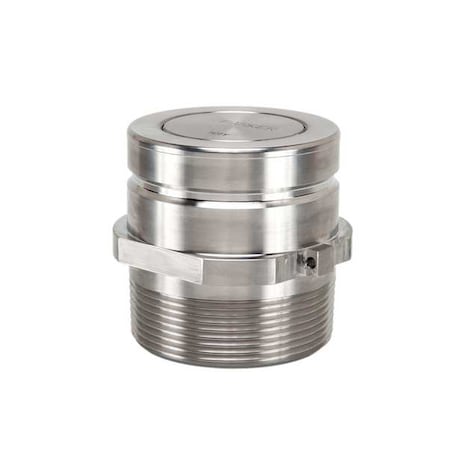 Stainless Steel, MNPT 2 in, MNPT 2 in
