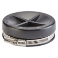Flexible Cap,Plastic,4.3 psi,5" Pipe Sz
