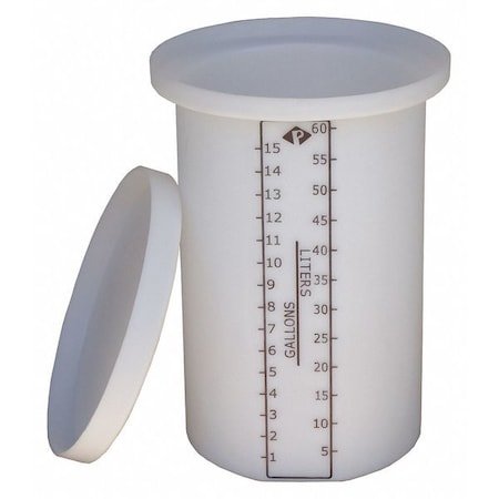 ProChem Process Chemical Storage Tank,Vertical,Open Top,15 gal.