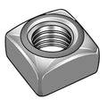 1"-8 Low Carbon Steel Plain Finish Square Nut - Heavy