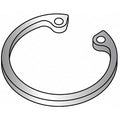 Internal Retaining Ring, Steel, Plain Finish, 1 in Bore Dia., 50 PK