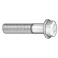 Grade 8, 1/2"-13 Flange Bolt, Black Phosphate Steel, 2-3/4 in L, 25 PK