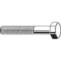Grade A307, 1"-8 Hex Head Cap Screw, Black Oxide Steel, 4-1/2 in L, 5 PK