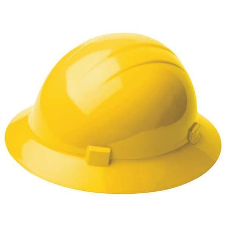Hard Hat, Americana, Polyethylene, 4 Point Pinlock, Type 1, Class E, Yellow