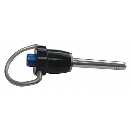 Ball Lock Pin,Pull Ring,5/16" Pin Dia.