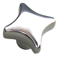 Star Knob,1.57" Diameter,Screw L 0.59"