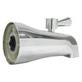 Tub Diverter Spout, 3/4 in Connection Size, IPS Connection, 5-1/4 in Spout Reach, Metal, Chrome
