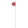 Warning Whip,8 ft. H,Green Light Bulb