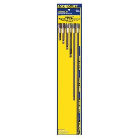 Bit Holder,1/4",1/4",18",PK6