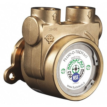 Pump,1/2" NPTF,232 Max. GPH,Brass