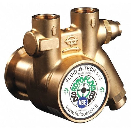 Pump,3/8" NPTF,144 Max. GPH,BR,70 Mesh