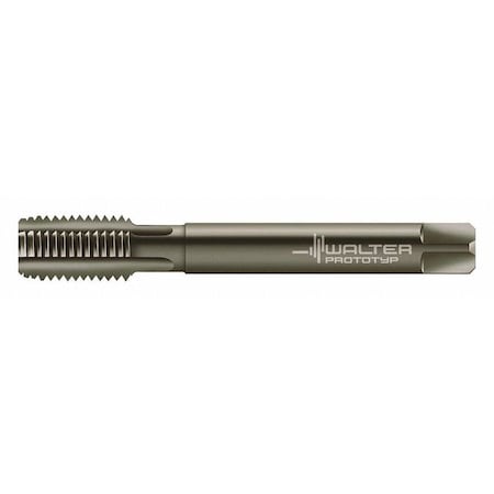 Straight Flute (Hand) Straight Flute Hand Tap, 7/16"-14, Plug, UNC, High Speed Steel, 4