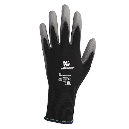 Coated Gloves, Polyurethane, Smooth, Palm, 3 Abrasion Level, Black, XL (10) 60 PK