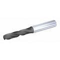 Screw Machine Drill Bit, F Size, 140  Degrees Point Angle, Solid Carbide, TiAlN Finish