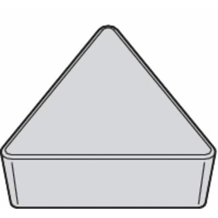 Triangle Turning Insert, Triangle, 3/8 in, TPG3, 0.0312 in, Ceramic