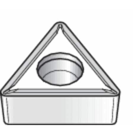 Triangle Turning Insert, Triangle, 3/8 in, TCMT, 0.0156 in, Carbide