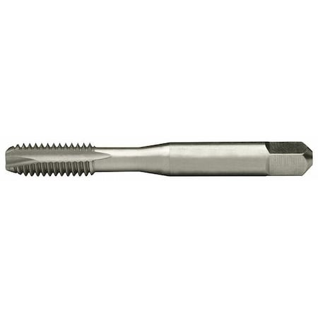 Spiral Point Tap, 1/4"-28, Bottoming, UNF, 2 Flutes, Bright