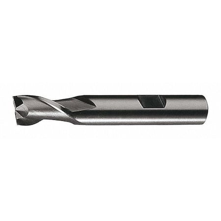 2-Flute HSS Keyway Tolerance Square Single End Mill Cleveland HG-2K Bright 13/16x5/8x1-1/2x4