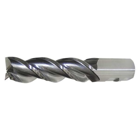 3-Flute PM+ HSS-E Square CC Single High-Helix End Mill Cleveland PM-539R Bright 1-1/4x1-1/4x2x4-1/2