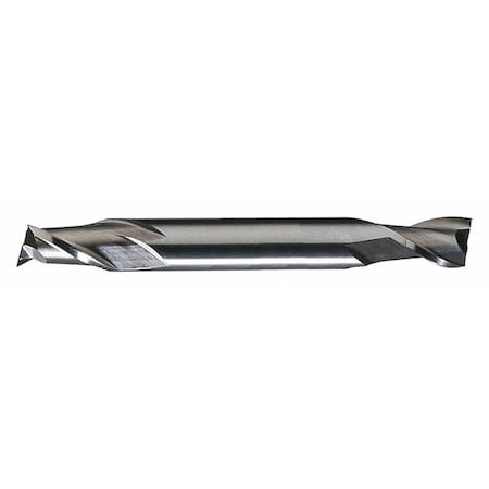 2-Flute HSS Miniature Square Double End Mill Cleveland HMD-2 Bright 7/64x3/16x0.3281x2-1/4