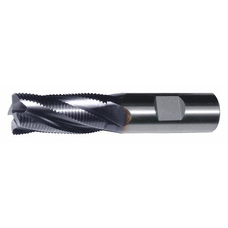 5-Flute PM+ HSS-E Square CC Single Fine Roughing End Mill CTD PMRF-C-TC TiCN 7/8x7/8x1-7/8x4-1/8