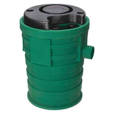 Sewage Basin,4in.x3in,2in Vent,Plastic
