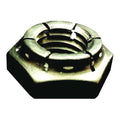 Flexible Top Lock Nut, 1/4"-20, Steel, Grade 2, Cadmium Plated, 5/64 in Ht, 150 PK