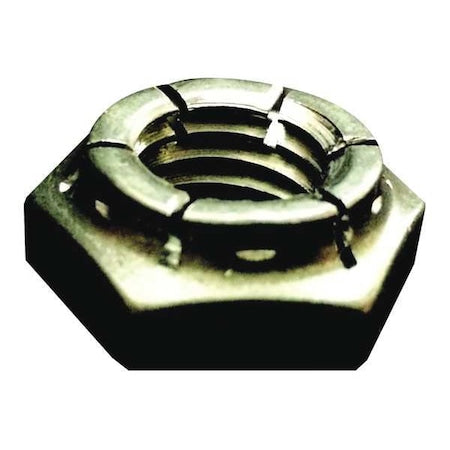 Flexible Top Lock Nut, 1/4"-20, Steel, Grade 2, Cadmium Plated, 5/64 in Ht, 150 PK