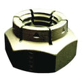 Flexible Top Lock Nut, 3/8"-16, Steel, Grade 2, Cadmium Plated, 9/64 in Ht, 100 PK