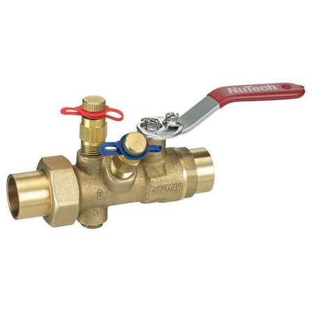 Manual Balancing Valve,1 In,Sweat
