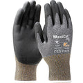 Knit Gloves, Cut Level A5 ,Dipped ,Nitrile ,Smooth ,XL 12 PK