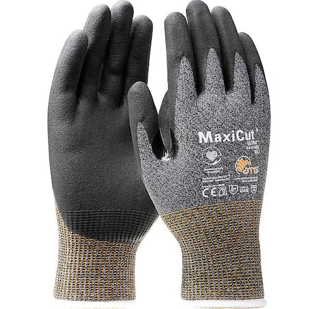 Knit Gloves, Cut Level A5 ,Dipped ,Nitrile ,Smooth ,2XL 12 PK