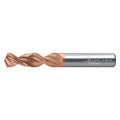 Screw Machine Drill Bit, #40 Size, 130  Degrees Point Angle, High Speed Steel, AlCrN Finish