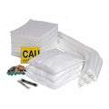 Spill Kit Refill, 43 gal Volume Absorbed per Kit, 50 gal Capacity, Box, Yellow, 162