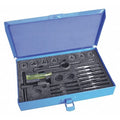 17PC Plug Hand Taps and Round Adjustable Dies Set 7 Sizes M2.5 To M6