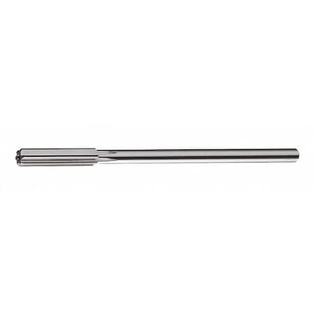 Chucking Reamer,21/32" Size,HSS,Straight