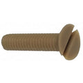 #8-32 x 1-1/4 in Slotted Flat Machine Screw, Plain PEEK, 10 PK