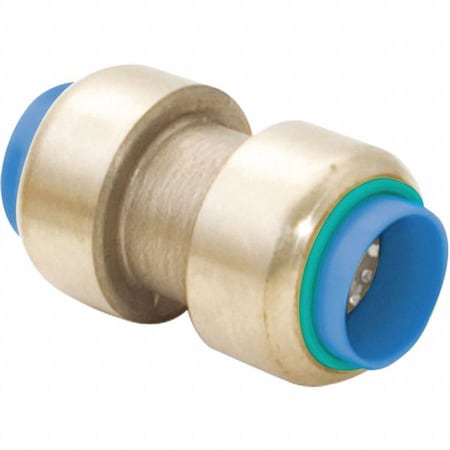 Coupling, 1 in x 3/4 in Tube Size, Brass, Brown
