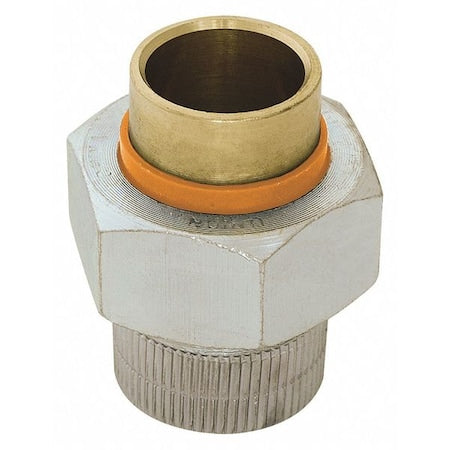 DielectricUnion,Steel,Thrd3/4",Brass,SOC
