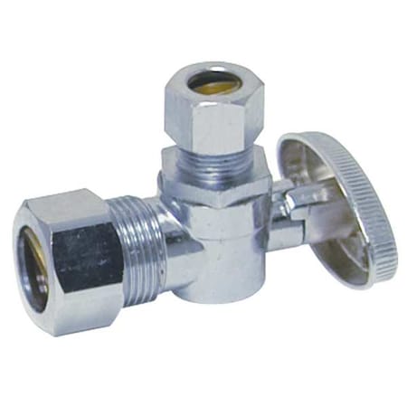 Supply Stop,2-Way,5/8" Inlet,3/8" Outlet