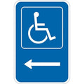 ADA Handicapped Parking Sign,18" x 12, T1-1129-EG_12x18