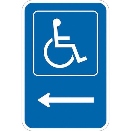 ADA Handicapped Parking Sign,18" x 12, T1-1129-EG_12x18