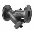Y Strainer, 4" Pipe, Flanged, Cast iron, 200 psi at 150 Degrees F WOG, 125 psi at 450 Degrees F WSP