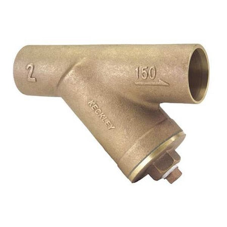 Y Strainer, 3/4" Pipe, Sweat, Bronze, 200 psi at 150 Degrees F WOG, 125 psi at 400 Degrees F WSP