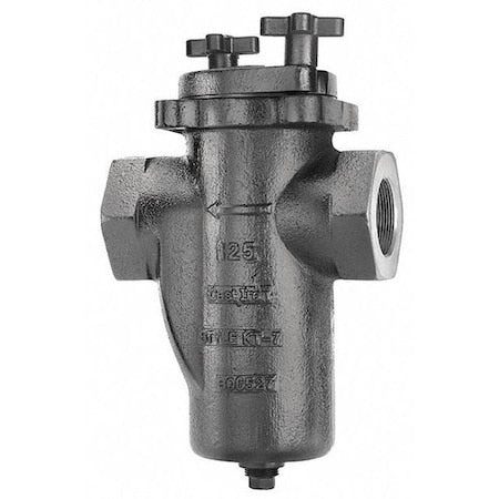 Basket Strainer, 1/2" Pipe, Threaded, Cast iron, 200 psi at 150 Degrees F WOG
