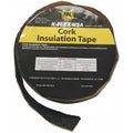 Pipe Insulation Tape, 30 ft Overall Lg, 2 in Overall Wd, 130 mil Thick, Cork, Black