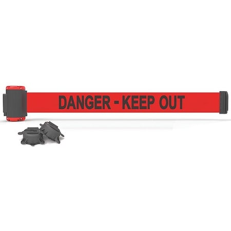 Magnetic Belt Barrier,7 ft,Dngr Keep Out