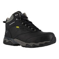 Women's Athletic High-Top Work Boot, 7 1/2, Composite Toe, 6 in H, Black, RB167