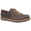 Men's Work Shoe, 13, Leather Upper, Steel Toe, Oxford H, Brown, FS2600