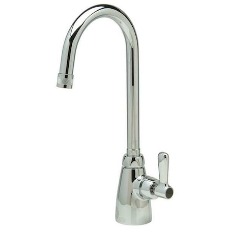 Lever Handle Laboratory Faucet, Single Hole Mount, Chrome 1 Hole